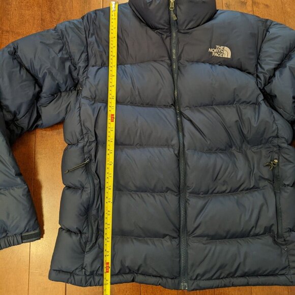 The North Face Nuptse Men's Navy Blue Jacket In Size Large - Picture 2 of 16